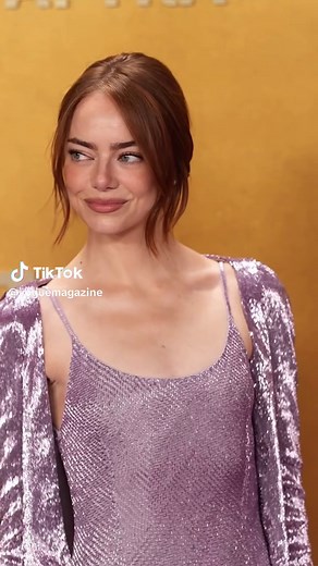 Emma Stone's 2026 SAG Awards Lavender Look