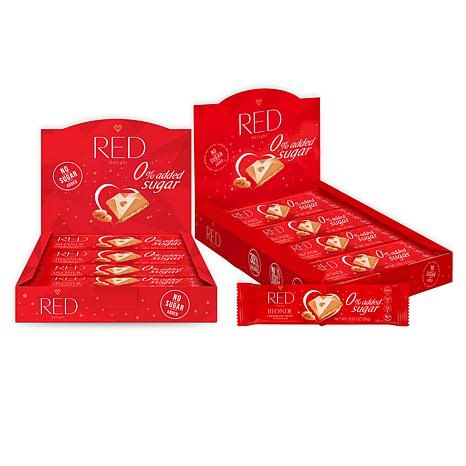 RED Chocolate 24-count Grab & Go Blonde Chocolate Bars | HSN