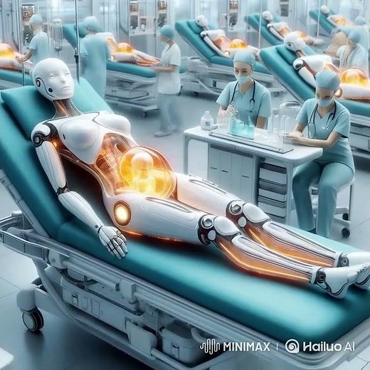 Future of AI: Robot Giving Birth in Hospital! 🏥🚨🤖👶 #robotics #automation #performance #humanoid