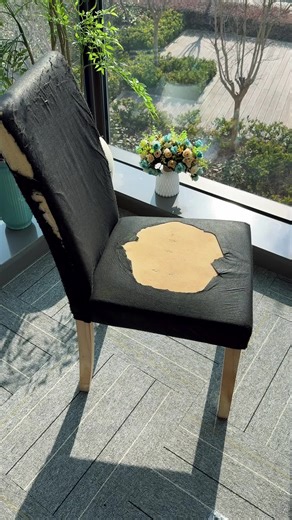 Transform Broken Chairs with Creative Cover Solutions