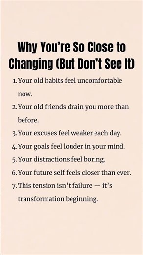 Why You’re So Close to Changing (But Don’t See It) #psychology #selfgrowth