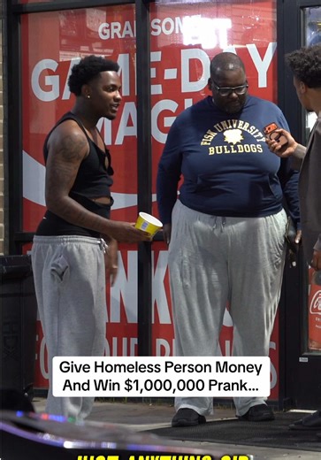 Prank: Giving Money to Homeless Man for $1M