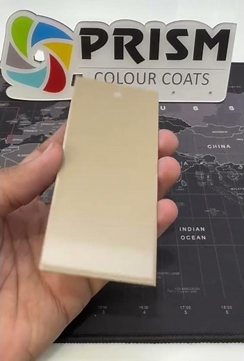 PP Matt RAL 1019 Color Powder Coatings #metallicpowdercoatings #prismcolourcoats #powderpaint