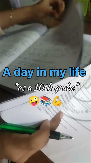 A day in my life as a 10th grade 📚...... 12/30 days challenge 💯 #studyismylife #studyschedule