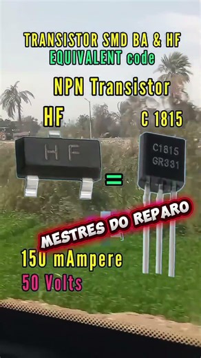 Transistores code equivalentes #transistor