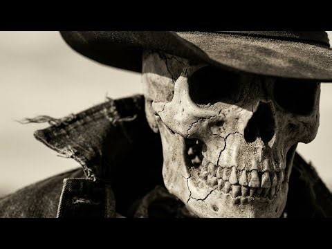 Cold Ashes Moon 🔴 LIVE 🌑 Dark Country Western Mix | Skeleton Outlaw & Frozen Night #DarkCountry