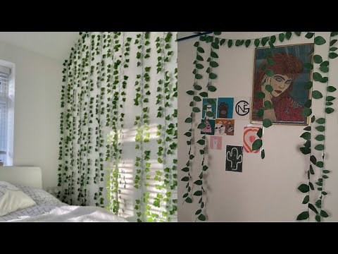 How to make artificial leaves to decorate the bedroom🌿🌿🌳
