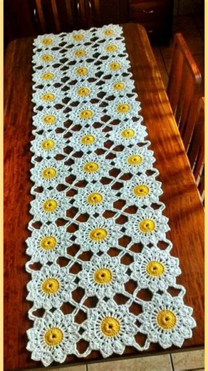 Beautiful & Colorful Crochet Table Runners