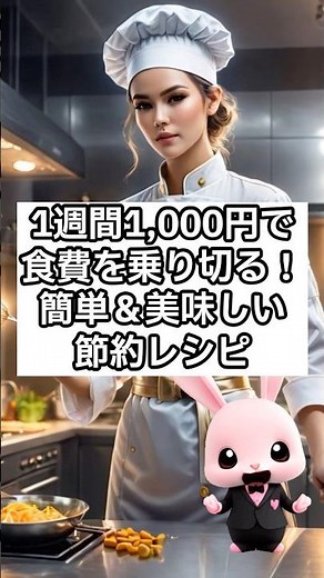 1週間1,000円で食費を乗り切る！簡単＆美味しい節約レシピ【一人暮らしのランチや家族の夕食にも活躍】