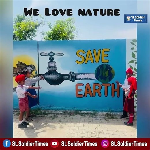 Save Water Save Earth an activity by the students of SSDPS, Vein Puin