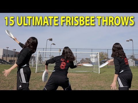 15 Ultimate Frisbee Throws You Should Learn (with slow motion)