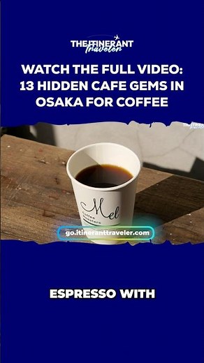 Hidden Gem in Osaka: Mel Coffee Roasters 🇯🇵