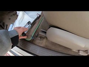 1997 Toyota 4Runner reinstalling drivers seat | Toyota seat reinstall