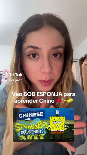 Consejos para aprender chino con Bob Esponja