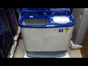 Panasonic 7 Kg Semi-Automatic Washing Machine (NA-W70L6ARB, Blue) unboxing and review #panasonic
