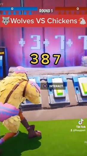 Secret vault code for Wolves VS Chickens🤫 #fortnite #fortnitecreative #fortnitesecret