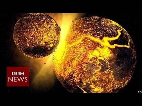 Another world 'crashed' into the Earth to form the Moon - BBC News