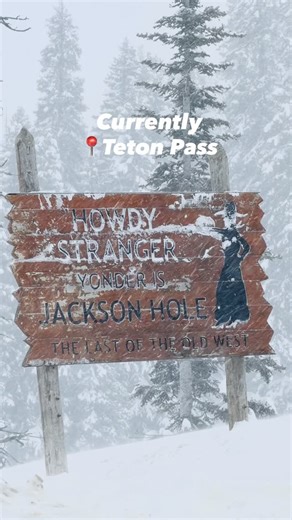 Howdy Winter! This storm just won’t quit and the snow is stacking up in Jackson Hole ❄️ | Visit Jackson Hole