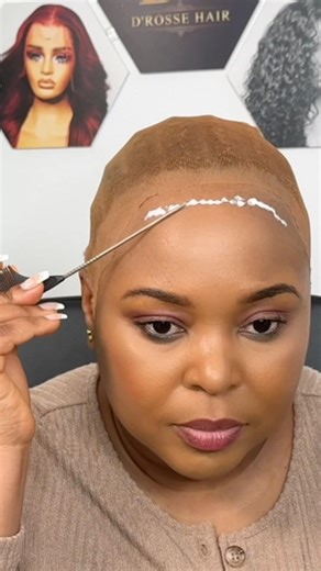 Step by step tutorial on frontal installation- beginner friendly #shorts #wigs #frontalwiginstall