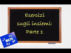 Exercises on Sets. Part 1