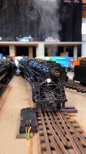Zac @Jokers Trains on Instagram: "N&W Y6B coming through the switches. #modeltrains #steam #locomotive"