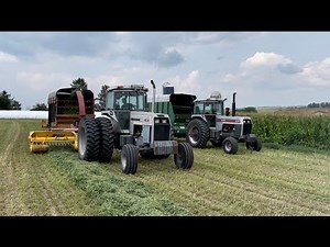 Making beautiful hay silage for the cows! (More problems)