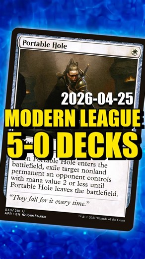 UNDEFEATED MTG Modern League Decklists (2026-04-25) #davidroyale #modern #modernmtg