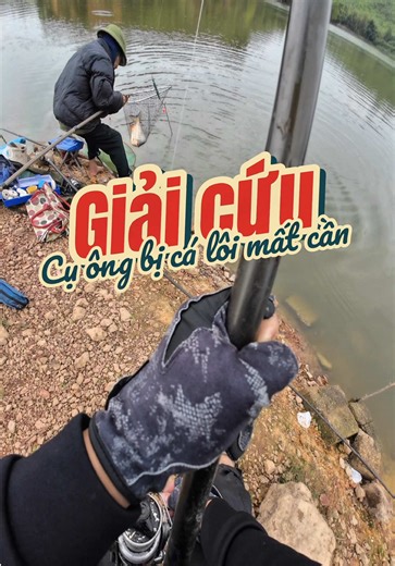 Giải cứu Cụ Ông bị cá cướp cần và cái kết phê nhức lách..!😝#duongbualure #trending #lurefishing #viralvideo #xuhuongtiktok