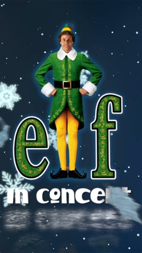 Forget the living room movie marathon – see Elf like never before! The Boston Pops performs the score live as Buddy takes over the big screen. 🍝 Grab your crew for a festive night out of laughs, cocoa, and holiday spirit → bit.ly/4pJCiHT | Boston Pops