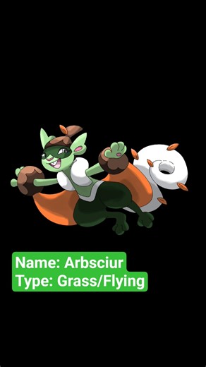 🐿 Let's Make a Squirrel Fakemon! (Part 3!) 🐿 #fakemon #pokemon #pokemonlegendsza #speedpaint