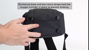 iGuerburn Oxygen Tank Backpack Size D, Portable Oxygen Backpack for D/M15 JD/M22 Cylinder Bag O2 Tank Carrier Holder for Travel (Purple)