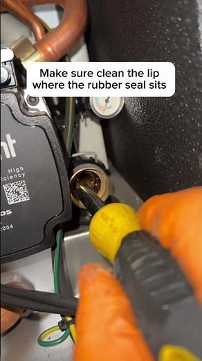 How to repair Vaillant Ecotec boiler pressure relief valve #boiler #repair #shorts
