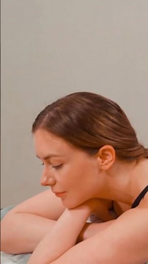 Oksana’s creamy ASMR leg massage melts tension with light strokes and soft, soothing swishes.