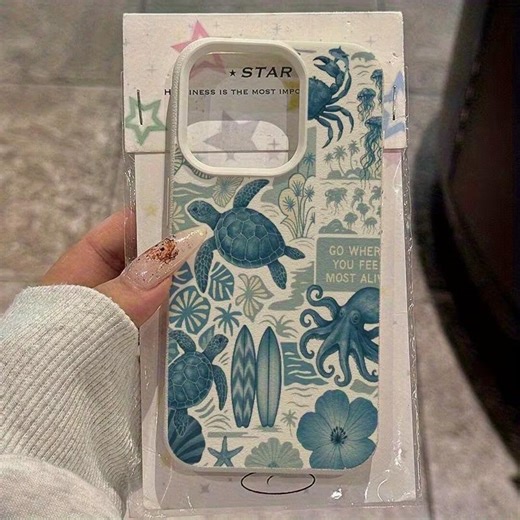 Ocean Sea Turtle Aesthetic Phone Case for iPhone 17 16 15 14 13 12 11 Pro Max Plus Mini Beach Summer Cute iPhone Cover Gift - Etsy