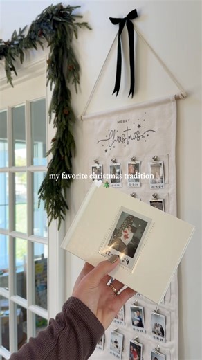 ⭐️ Comment "tradition" and ill send you the 🔗 to my favorite Christmas tradition we started last year! every night in December we take a Polaroid picture and hang it on our advent calendar! 🤍🎄 keeping our photos from last year up the whole month of November untill we switch them out!! 🥹 what's your favorite holiday tradition!? #christmasadventcalender #pictureadventcalendar #christmastradition #holidaytradition #babysfirstchristmas | Sam C