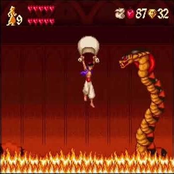 Aladdin Snes Ending 🔥#nostalgia #gaming #game #retrogaming #90s #90skids #90snostalgia #nintendo