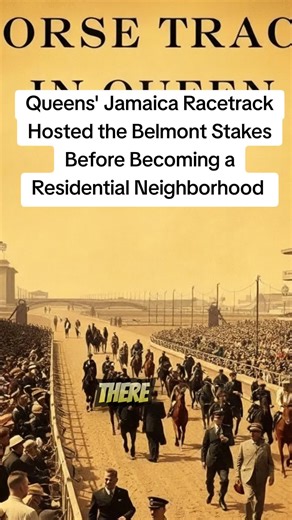 Queens' Jamaica Racetrack Hosted the Belmont Stakes Before Becoming a Residential Neighborhood Jamaica Racetrack Queens, Belmont Stakes history, Jamaica Estates, demolished racetracks NYC, 1950s Queens development, horse racing history, Queens transformation Jamaica Racetrack operated from 1903 to 1959, hosting the Belmont Stakes and major thoroughbred races. When Queens development boomed, the track closed and the entire property became Jamaica Estates, where street curves still follow the outl