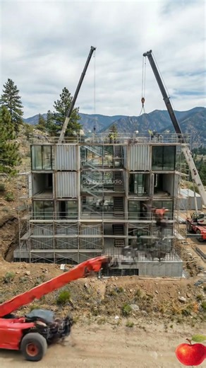 From Raw Land to Luxury Hillside Home 🏡Container House Construction Timelapse