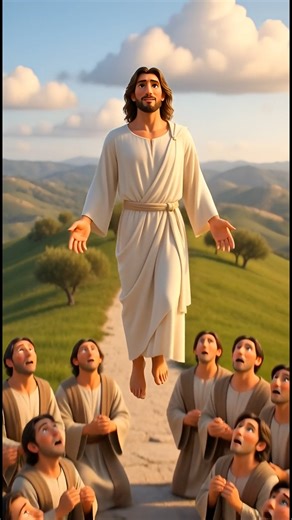 Animated Word Of God on Instagram: ""👆 Jesus RISES to heaven before apostles' eyes! Majestic ascent + angels appear! Epic 3D Disney Acts 1 moment ✨ Who's ready for glory? #JesusAscension #BibleReels" "Jesus ASCENDS Before Apostles | Acts 1 👆✨" #JesusAscension #ApostlesWatch #BibleAnimation #Acts1 #DisneyBible #HeavenRising #FaithReels #GloryMoment"
