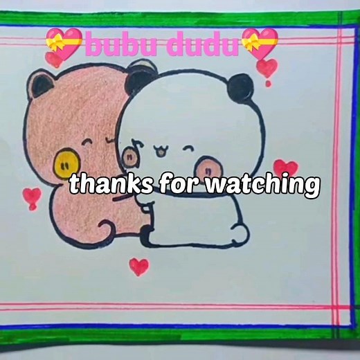 how to draw bubu dudu with easy steps💝🐻#easydrawing #viral#cutedrawing#art#youtubeshorts#shorts#easy