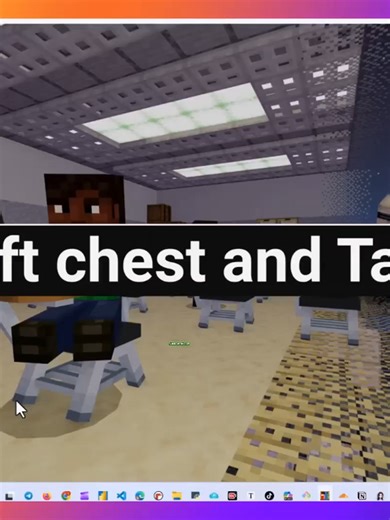 **Title:** 🔥 How to Craft a Chest & Table in Minecraft! Easy Step-by-Step Tutorial! 🔥 **Description:** Want to organize your world? Learn the quick and simple way to craft a chest and table in Minecraft! Perfect for beginners — watch till the end for pro tips! 🚪📝 **Hashtags:** #MinecraftTutorial #MinecraftTips #CraftingGuide #MinecraftBuilds #GamingTutorial #MinecraftEducation #HowToMinecraft