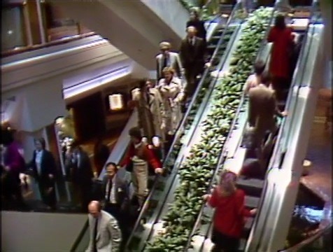 Scenes from Boston's Copley Place mall in 1984. | GBH Archives