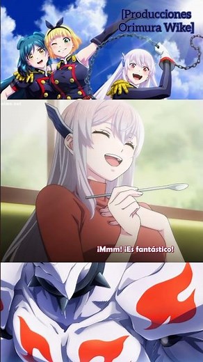 "Kaori se ve linda al comer de un Parfait" 🍨🤍 [Mato Seihei no Slave] #waifus