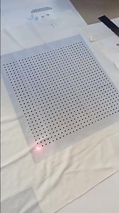 High-Speed Laser Perforation on Fabric Dymamic laser marking machine