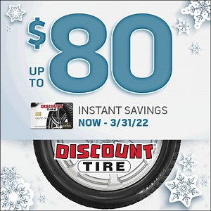 43 reactions · 7 comments | Get up to $80 in instant savings on winter tires and wheels now through 3/31 when you use your Discount Tire credit card. | Discount Tire | Facebook