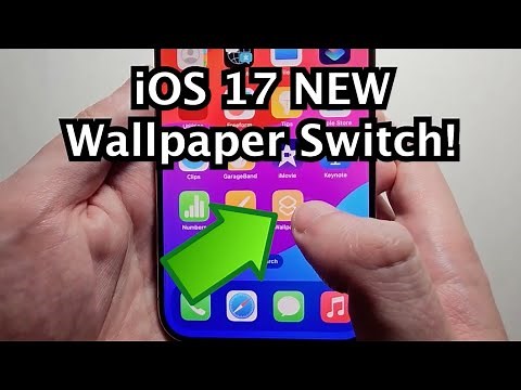 iOS 17 How to Change Wallpaper on iPhone with Button! (NEW Icon)