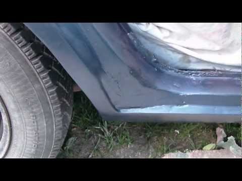 Diy Large Rust Hole Repair on your Auto Part 4 (paint)