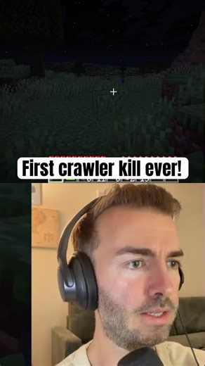 First #minecraft crawler kill