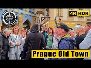 Prague Old Town Walking Tour 🇨🇿 Czech Republic 4K HDR