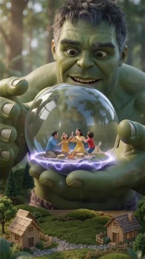 Mini Hulk Takes Tiny Humans on a Space Picnic! 🚀💚 | Miniature CGI Adventure